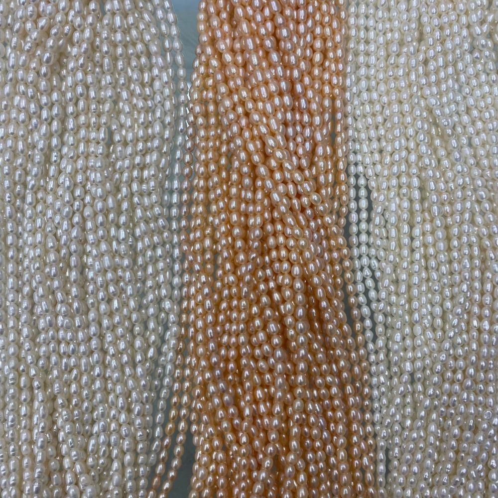 4-5mm Natural Freshwater Pearls, High-Luster, DIY Accessories