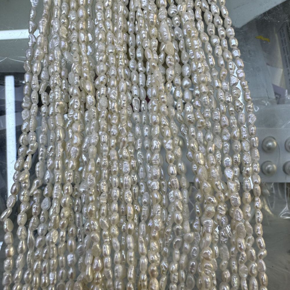 2-4mm Natural Baroque Freshwater Pearl DIY Accessories