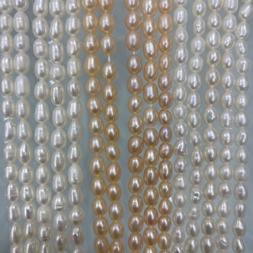 4-5mm Natural Freshwater Pearls, High-Luster, DIY Accessories