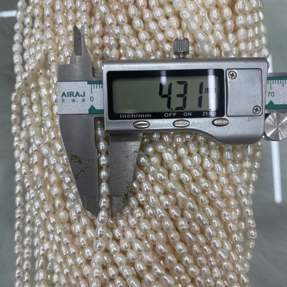 4-5mm Natural Freshwater Pearls, High Luster, Seed Beads, DIY Accessories
