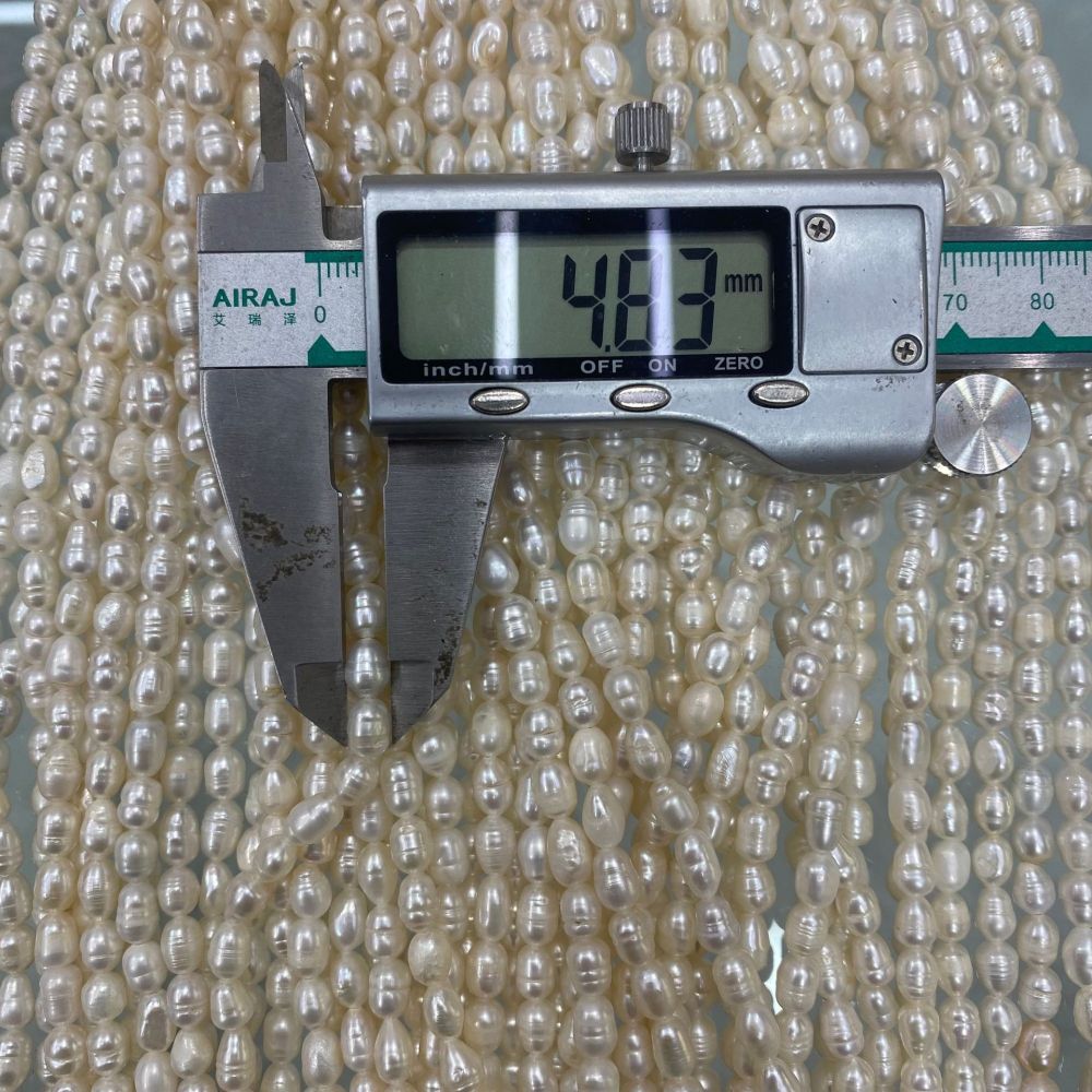 4-5mm Natural Freshwater Pearls, High Luster, Seed Beads, DIY Accessories