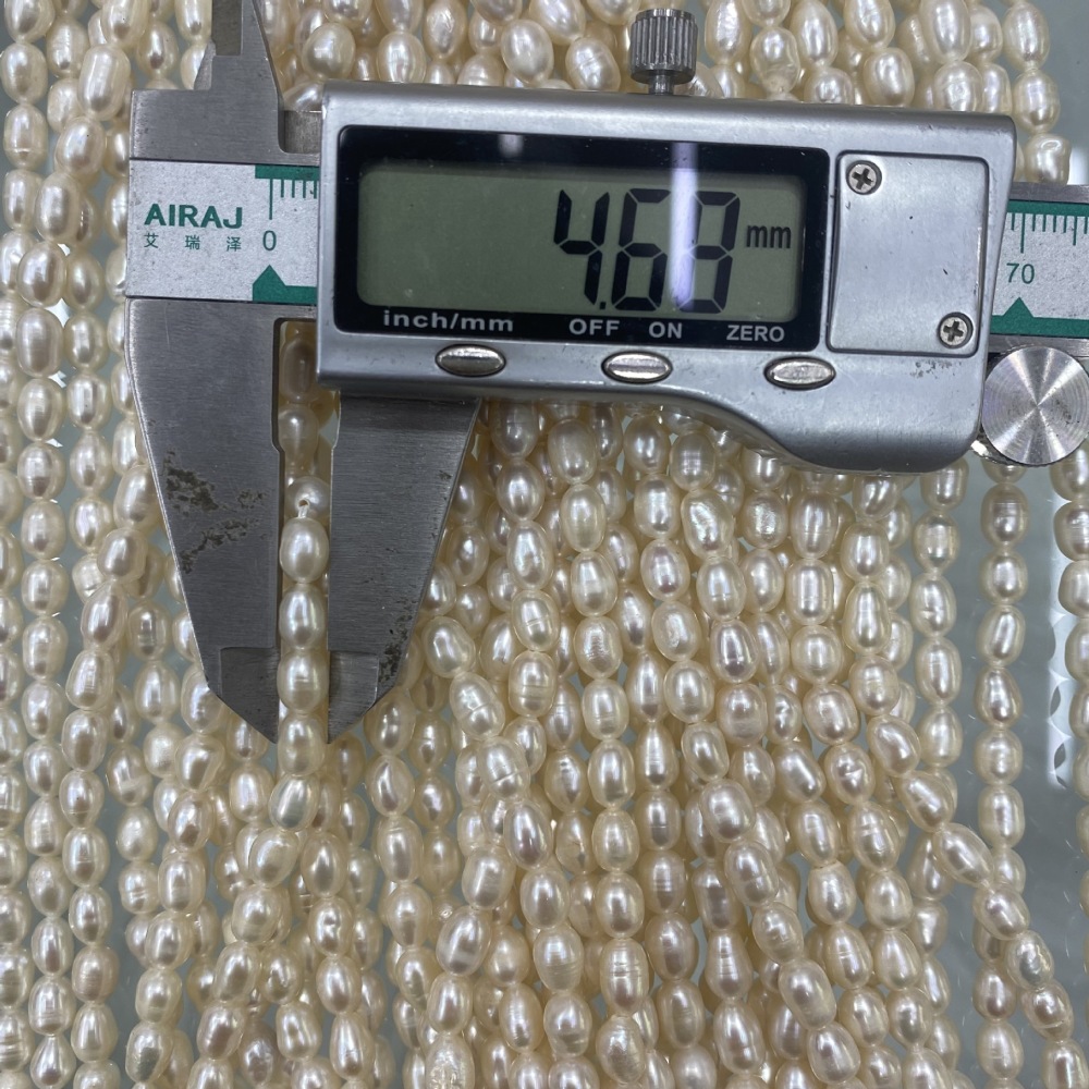 4-5mm Natural Freshwater Pearls, High Luster, Seed Beads, DIY Accessories