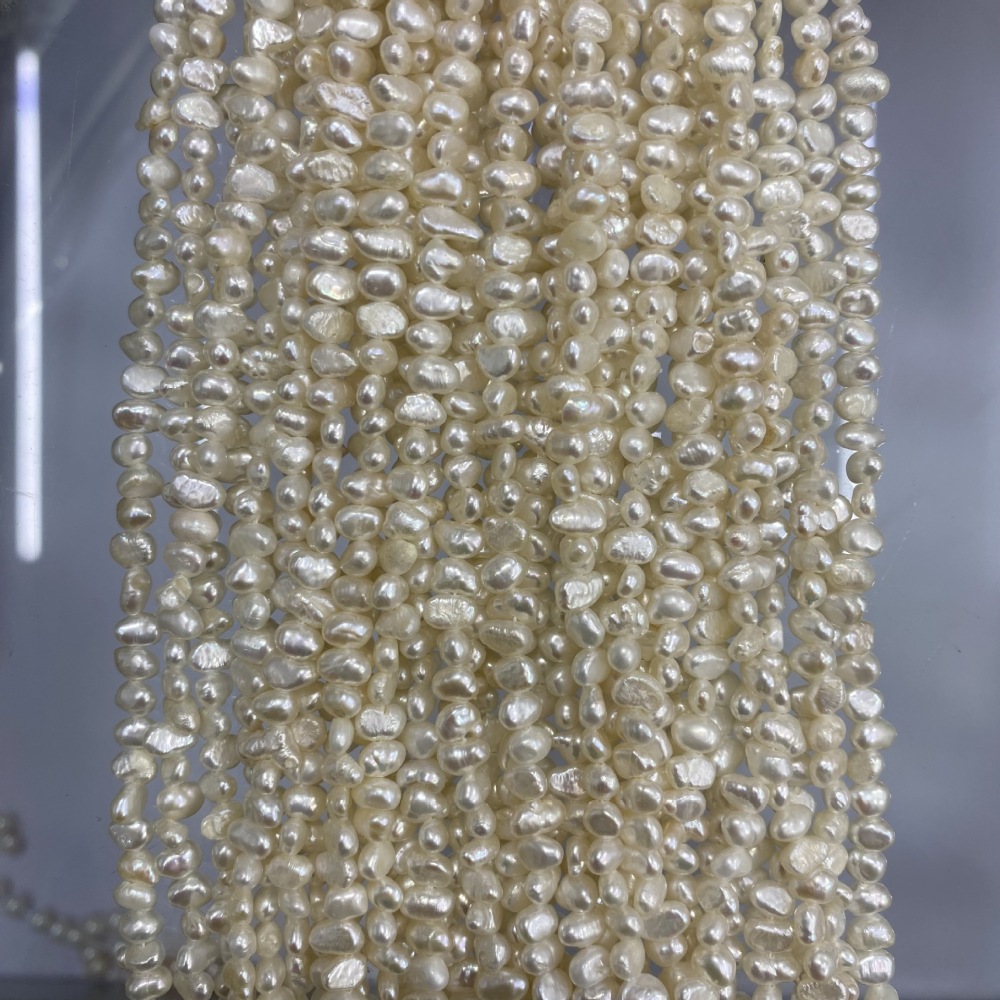 4-5mm Natural Baroque Freshwater Pearl DIY Accessories