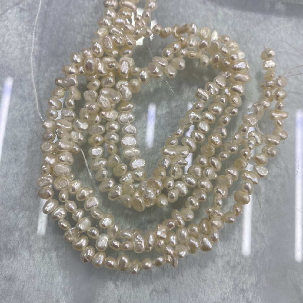 4-5mm Natural Baroque Freshwater Pearl DIY Accessories