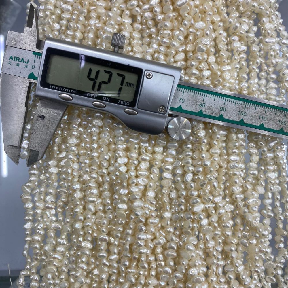 4-5mm Natural Baroque Freshwater Pearl DIY Accessories