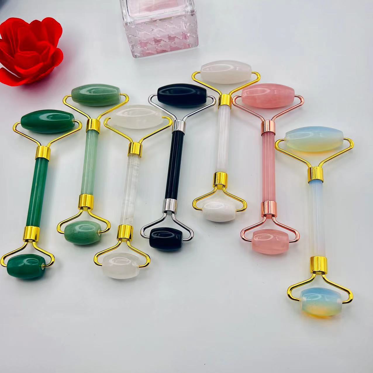 Natural Jade Roller Massager for Facial Care