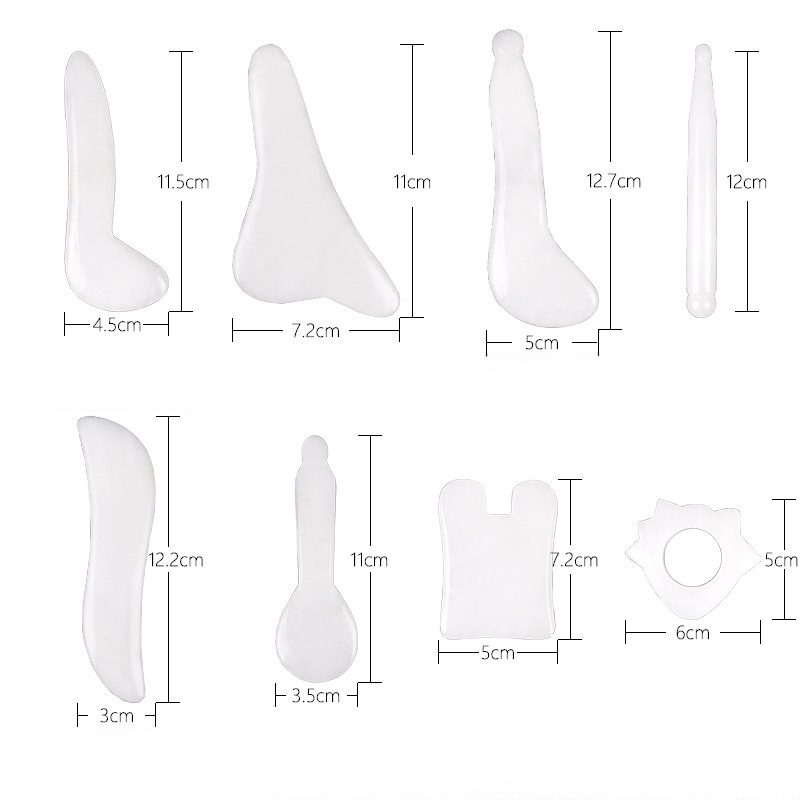 Jade/White Jade Facial Massager/Gua Sha Tool
