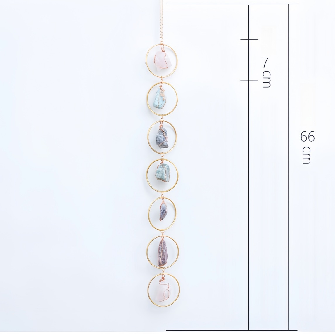 Natural Crystal Dreamcatcher with Sun Catcher