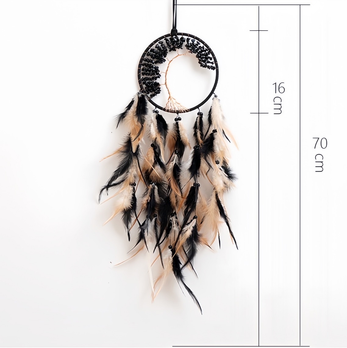Feather and Pebble Dreamcatcher Wind Chime Tree of Life Sun Catcher