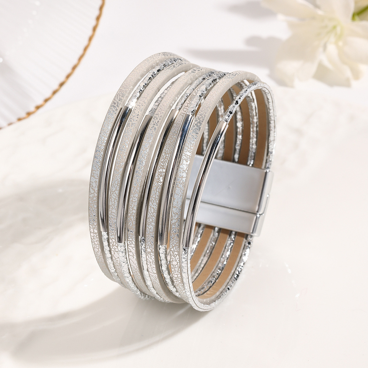 MYK1984-Magnetic buckle multi-layer bracelet Christmas and Valentine's Day gift
