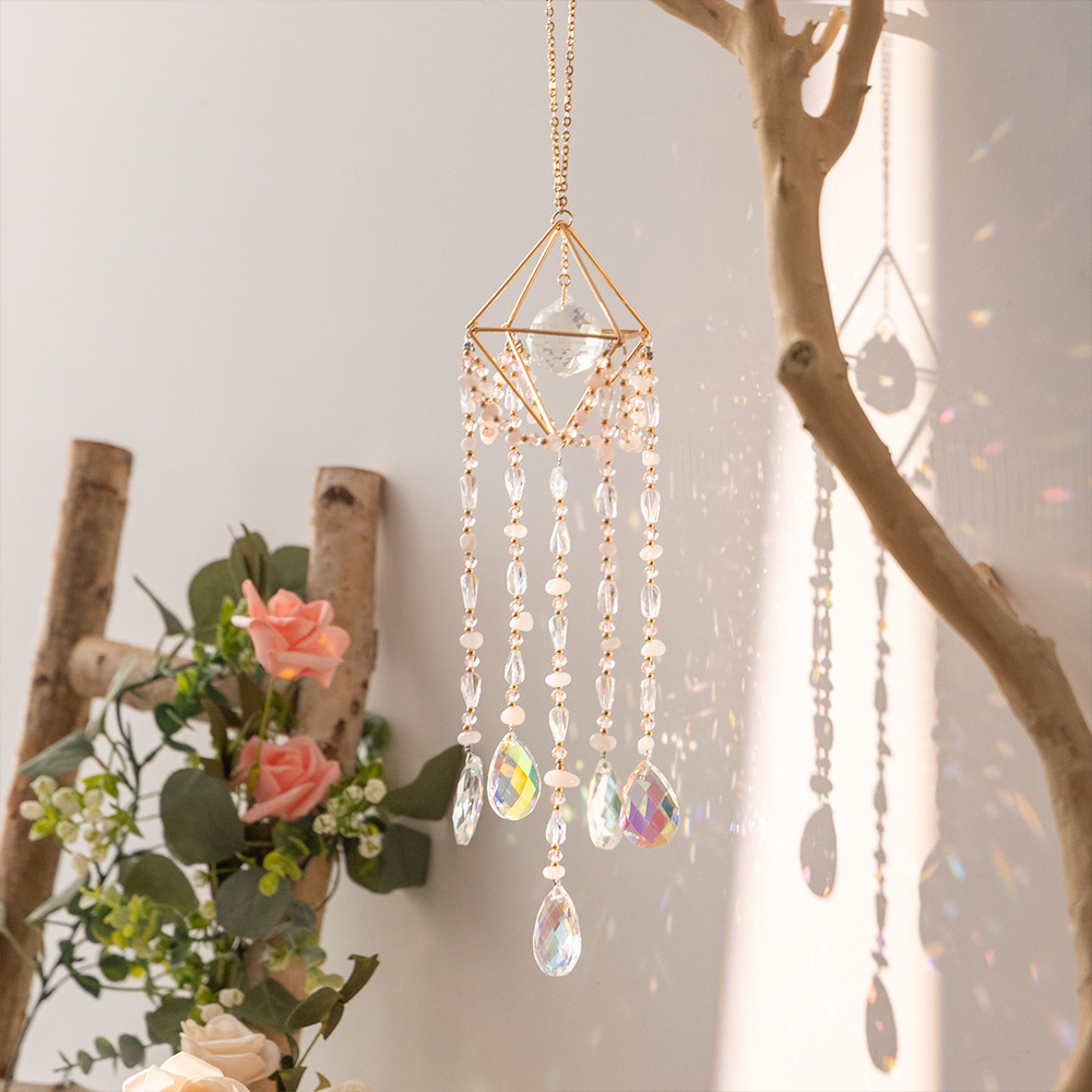 Sunlight Catcher Wind Chime Ornament Crystal Sun Catcher