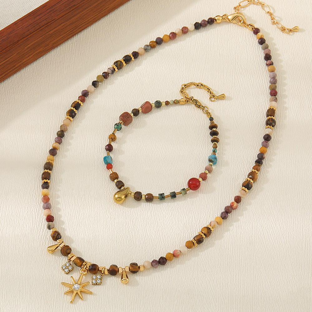 MYK2019-Maillard-style handmade old-money style beaded necklace