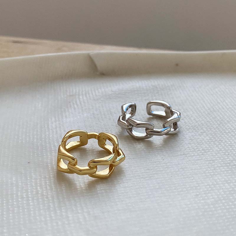 Metallic Index Finger Niche Luxury Open Ring