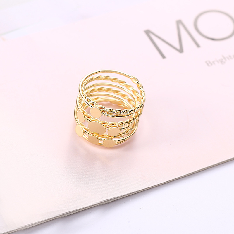 Trendy and unique multi-layered ring
