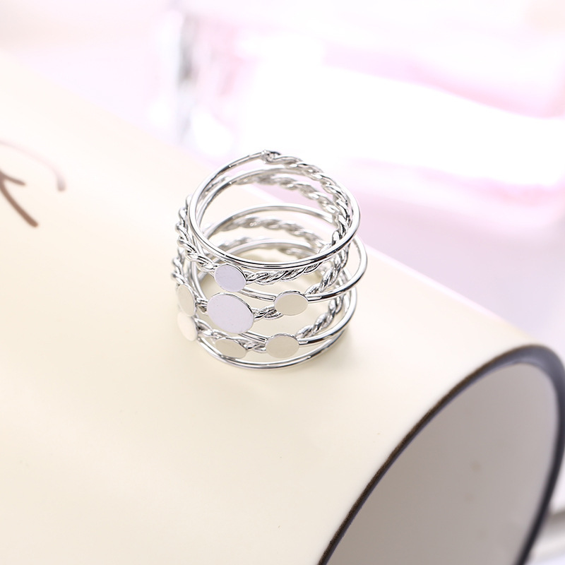 Trendy and unique multi-layered ring