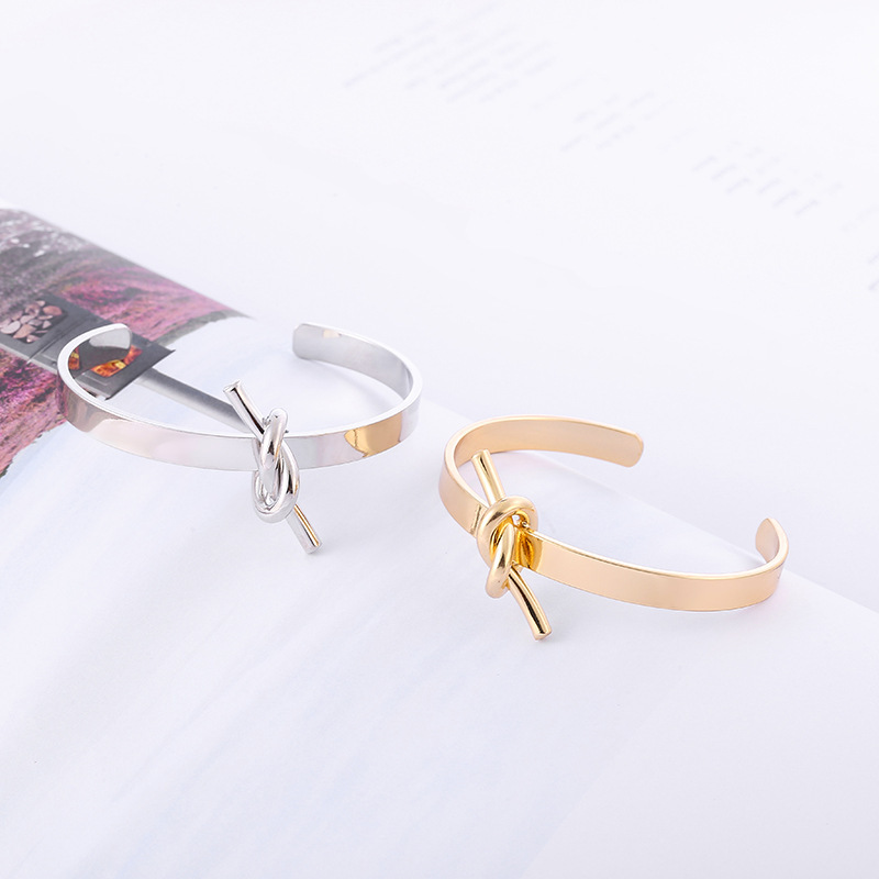 New stylish and simple open-top copper bracelet