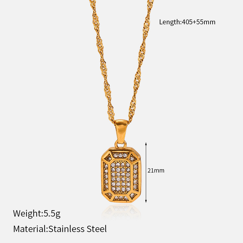 MYK2074-Heart-shaped butterfly stainless steel clavicle chain, plated with 18k gold.