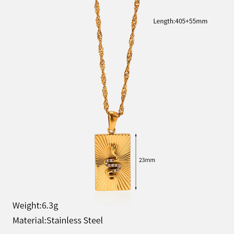 MYK2074-Heart-shaped butterfly stainless steel clavicle chain, plated with 18k gold.