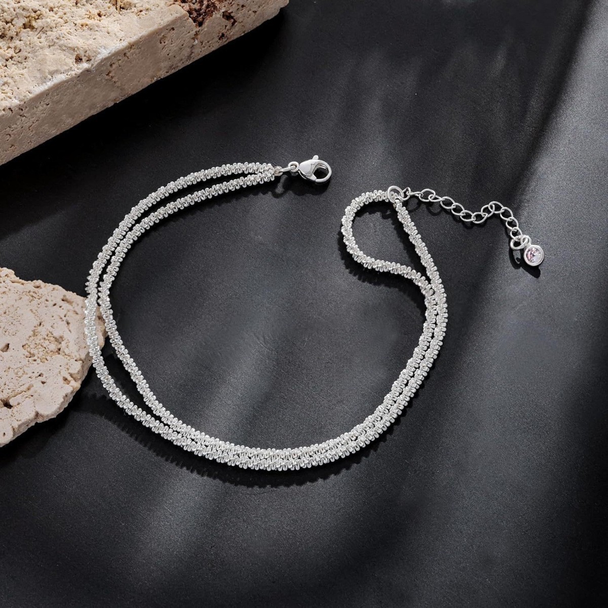 Sparkling Starry Night Double-Layer Bracelet