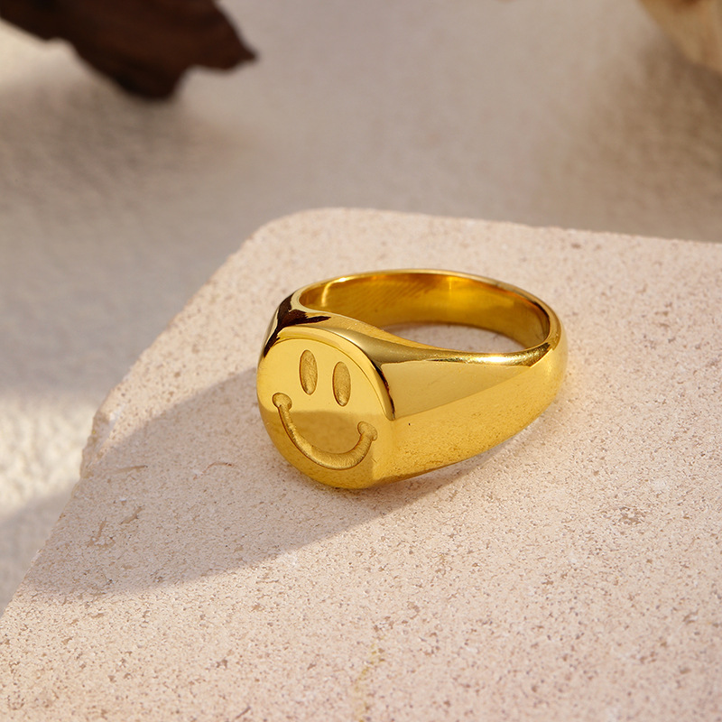 MYK2510-High-end stainless steel ring that won't fade