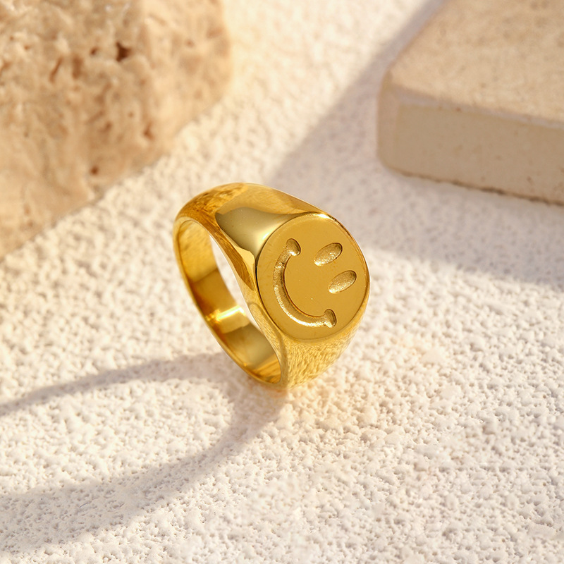 MYK2510-High-end stainless steel ring that won't fade
