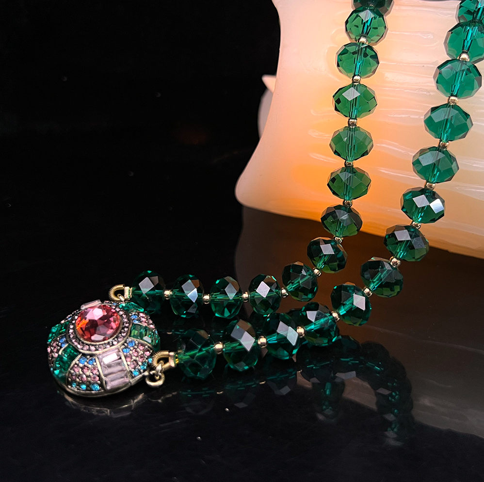 MYK2555-High-end Western antique full zircon crystal vintage marking set