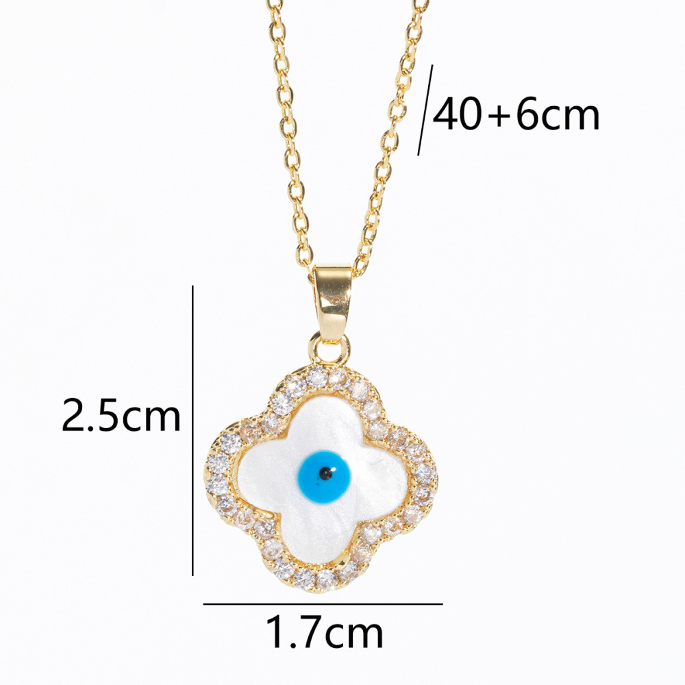 Evil Eye Collarbone Necklace - Versatile