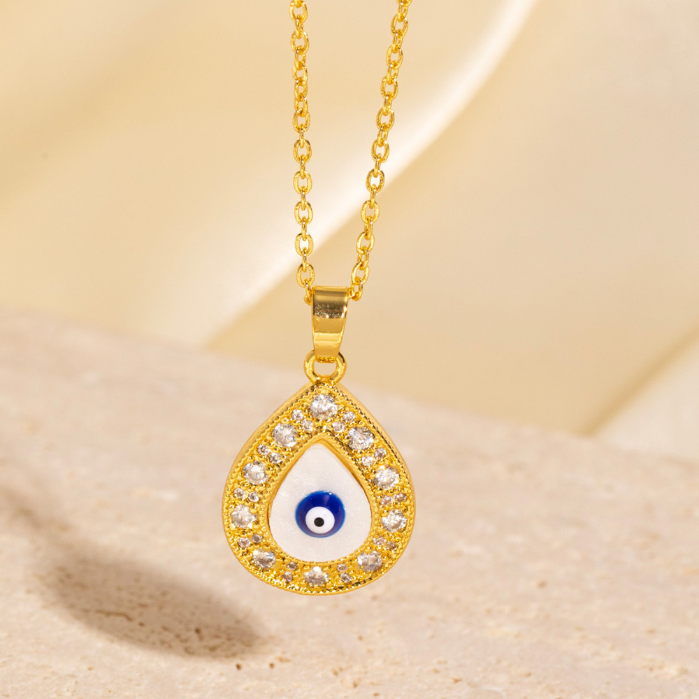Evil Eye Collarbone Necklace - Versatile