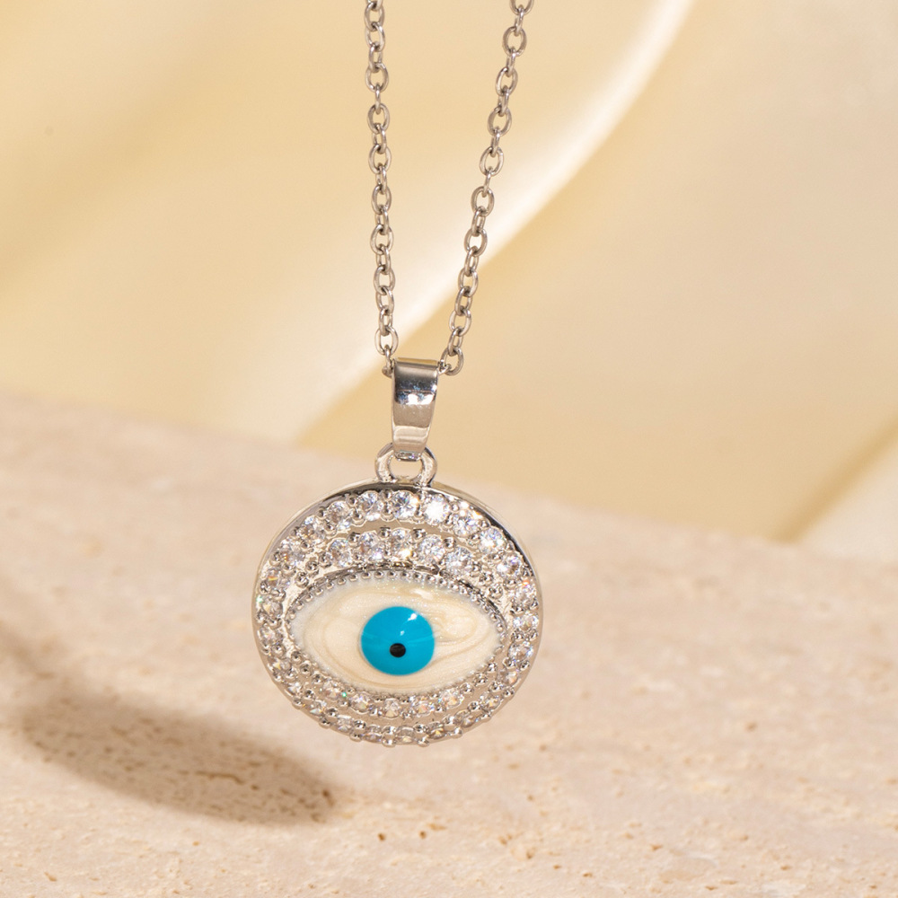 Evil Eye Collarbone Necklace - Versatile