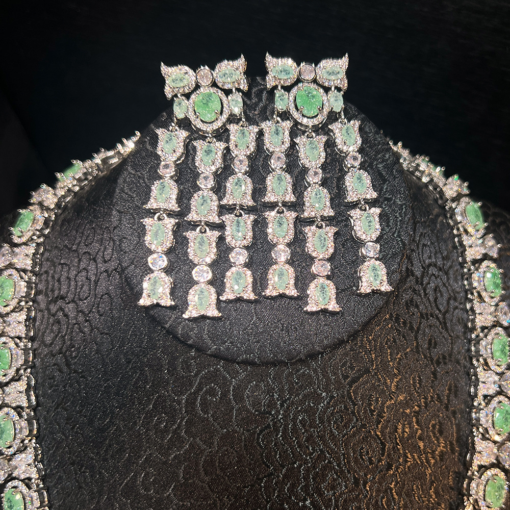 MYK2571-Exquisite 5A high-end jewelry set, heavy-duty vintage jewelry