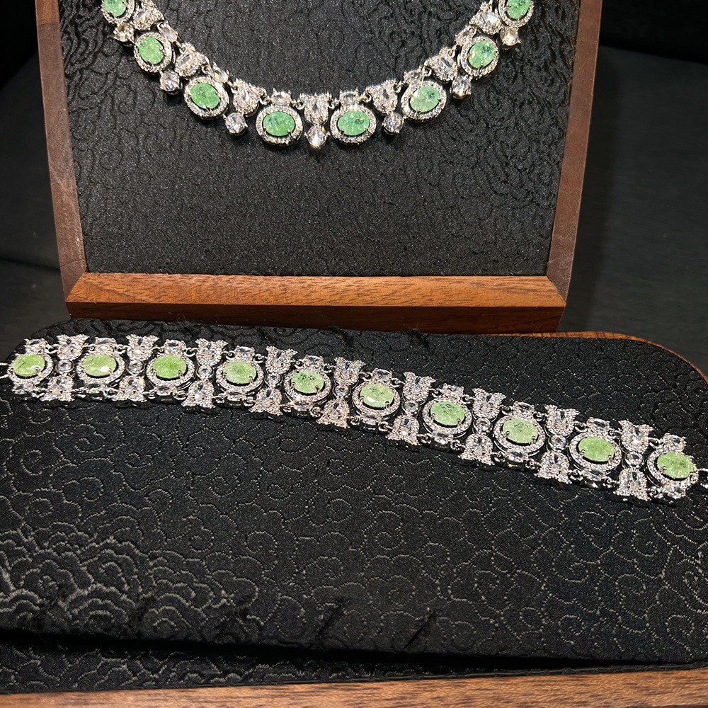 MYK2571-Exquisite 5A high-end jewelry set, heavy-duty vintage jewelry