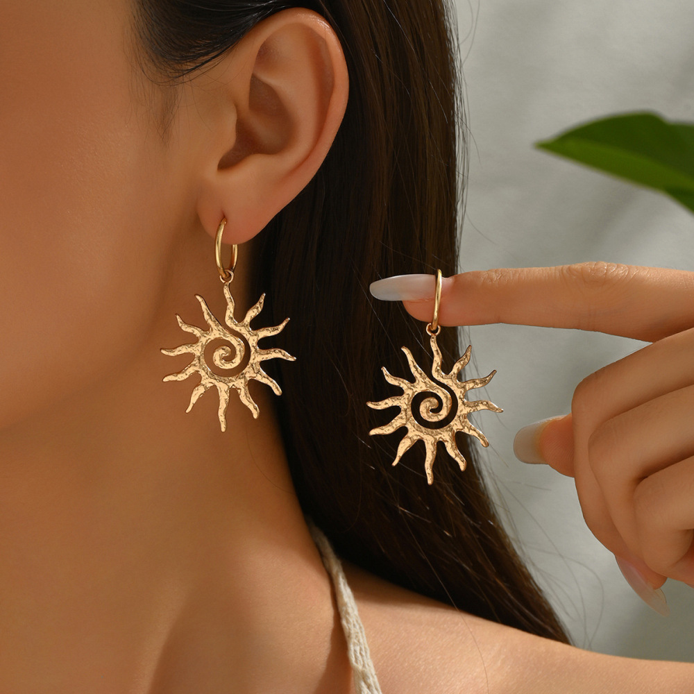 Sunflower Luxury Alloy Earrings