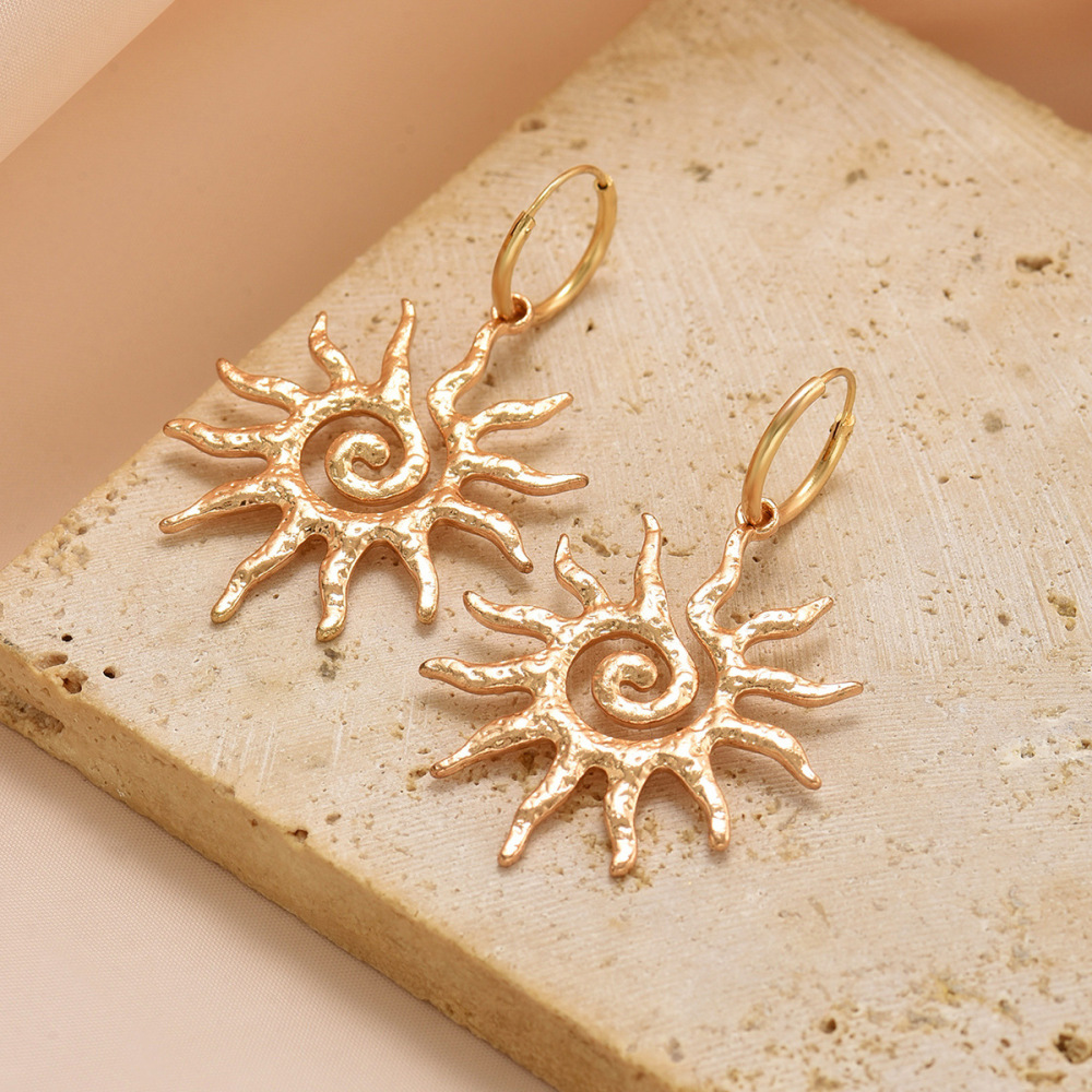Sunflower Luxury Alloy Earrings