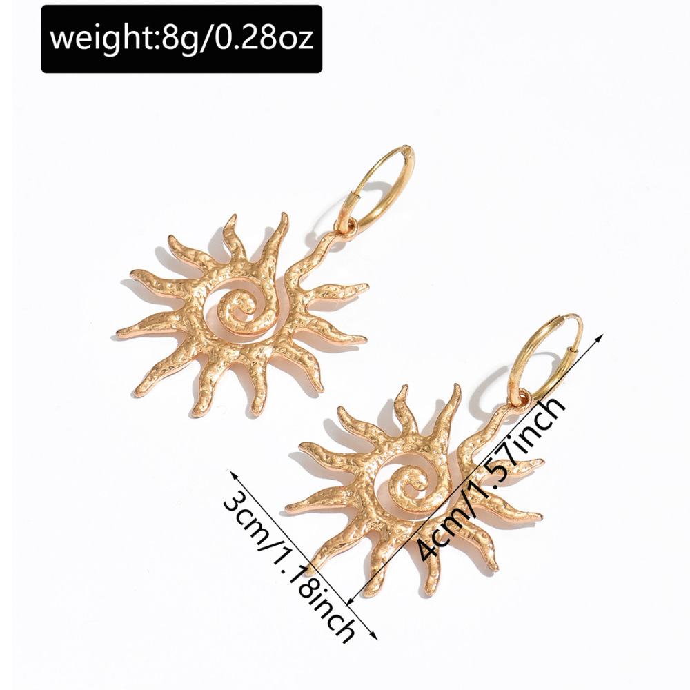 Sunflower Luxury Alloy Earrings