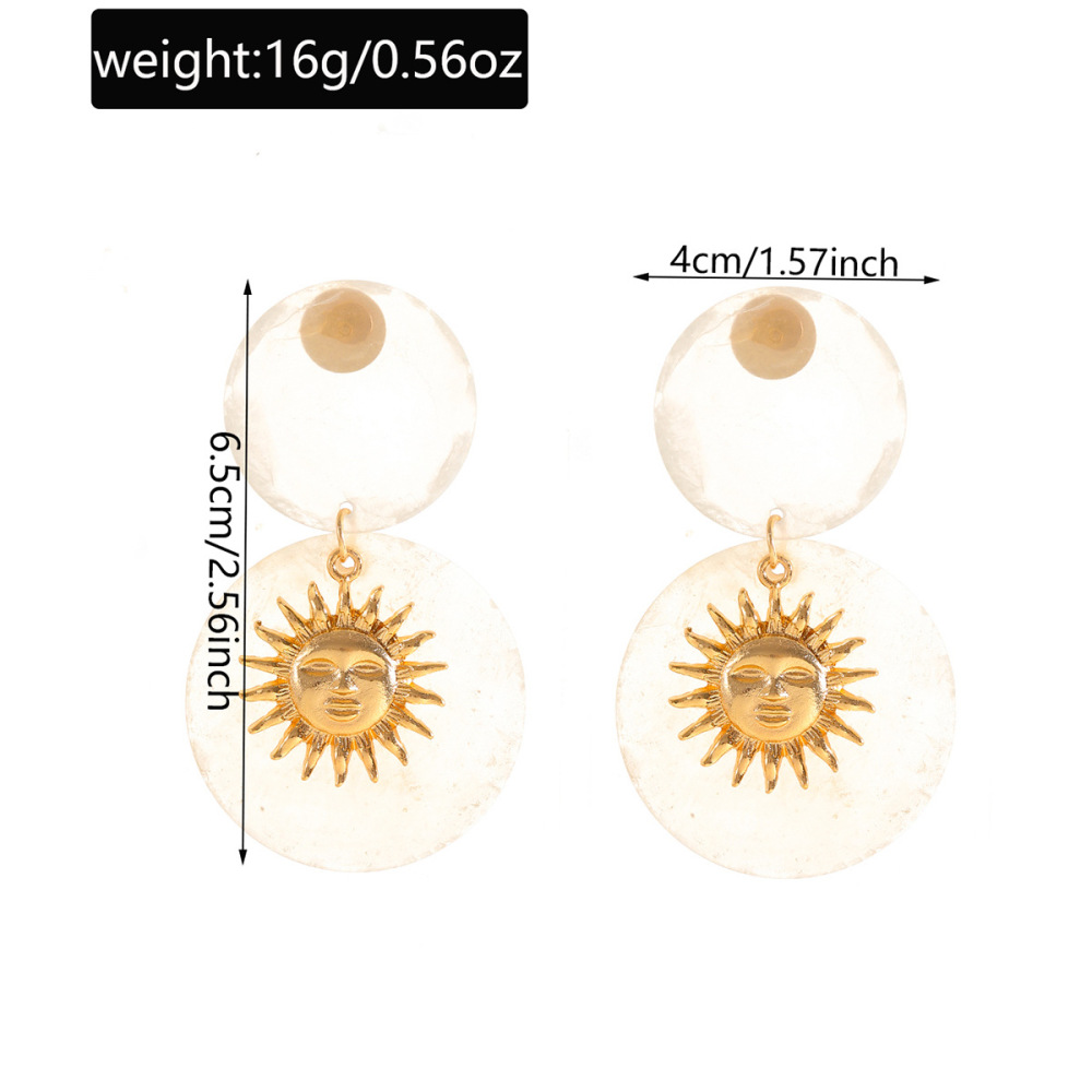 Stylish Starfish Shell Ocean-Themed Alloy Earrings