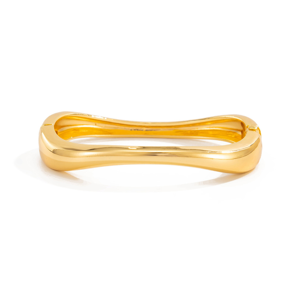 Smooth spring irregular alloy bracelet
