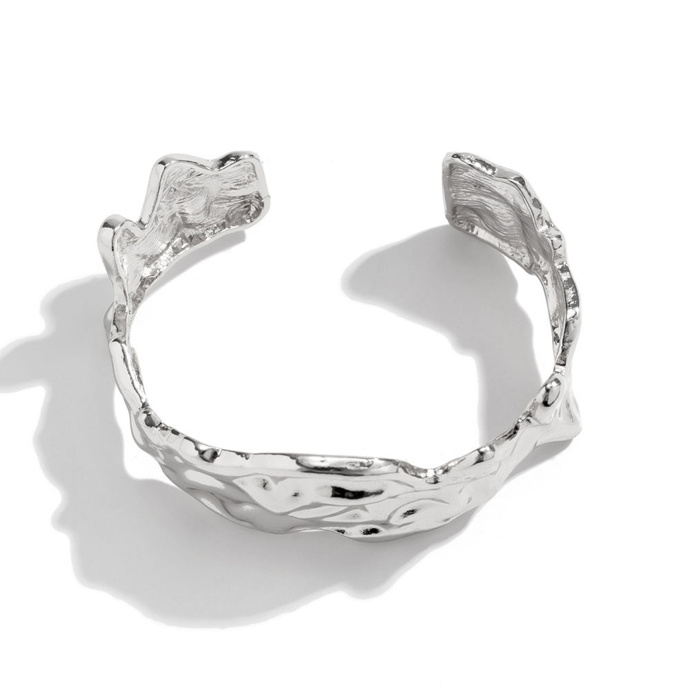 Simple Lava Irregular Vintage Alloy Bracelet