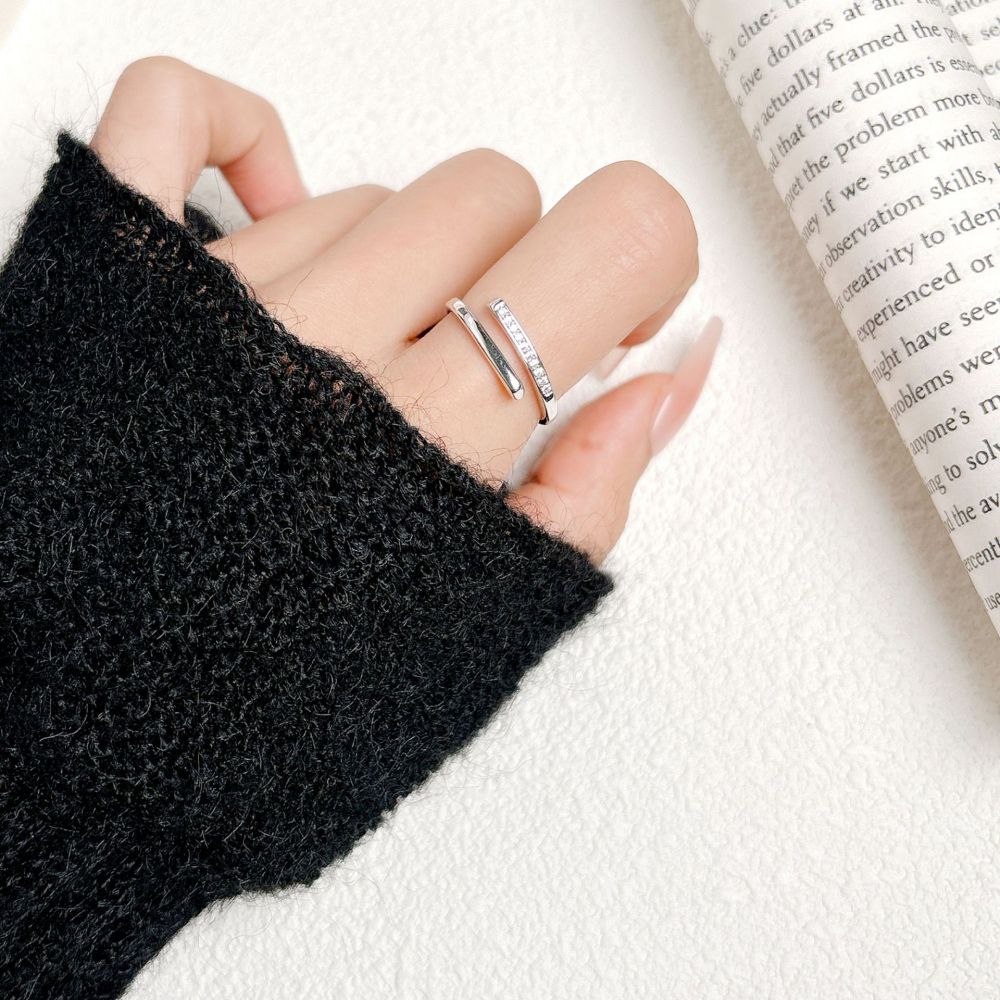 MYK2876-Adjustable open ring, elegant and sophisticated index finger ring