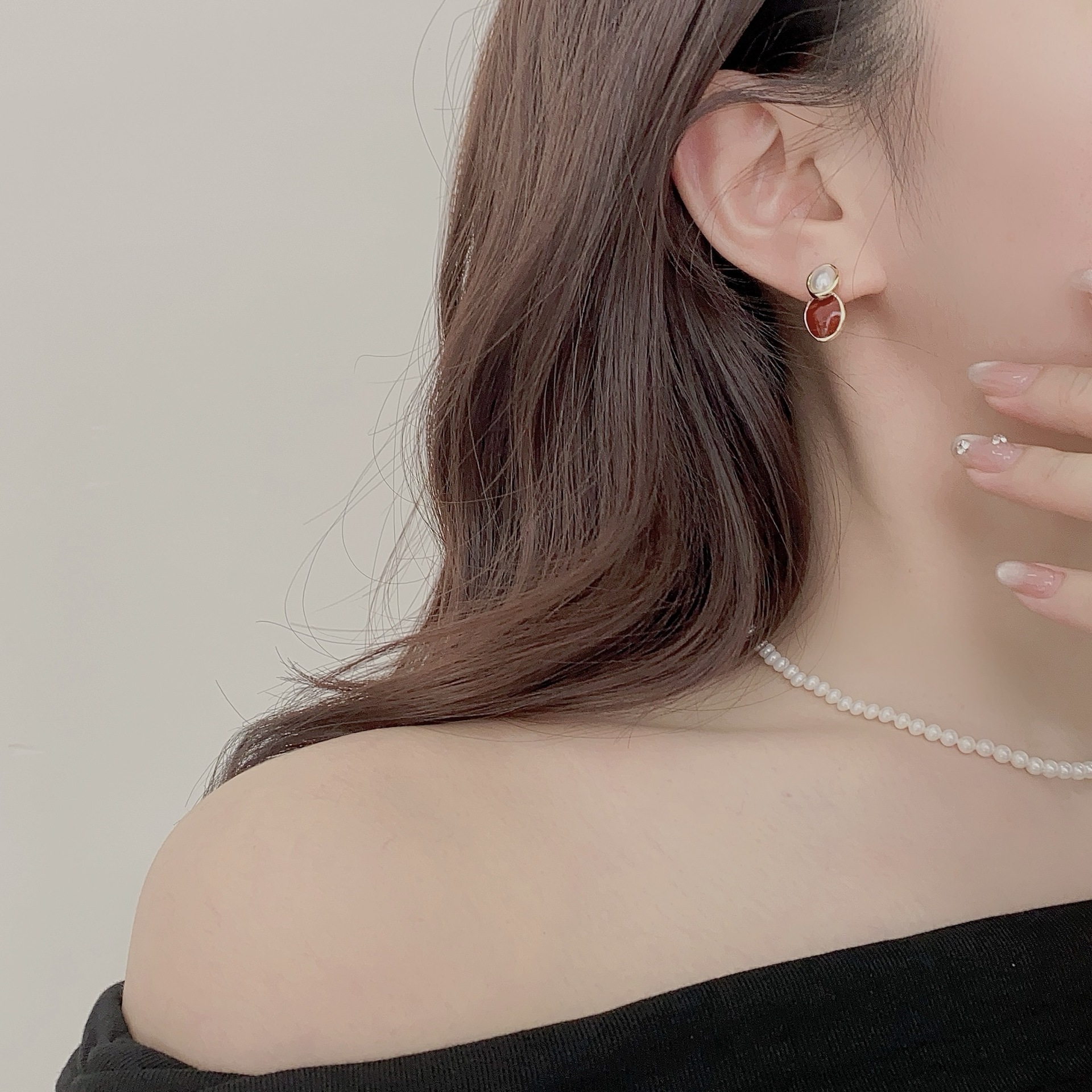 MYK2863-925 Sterling Silver Minimalist and Versatile Earrings