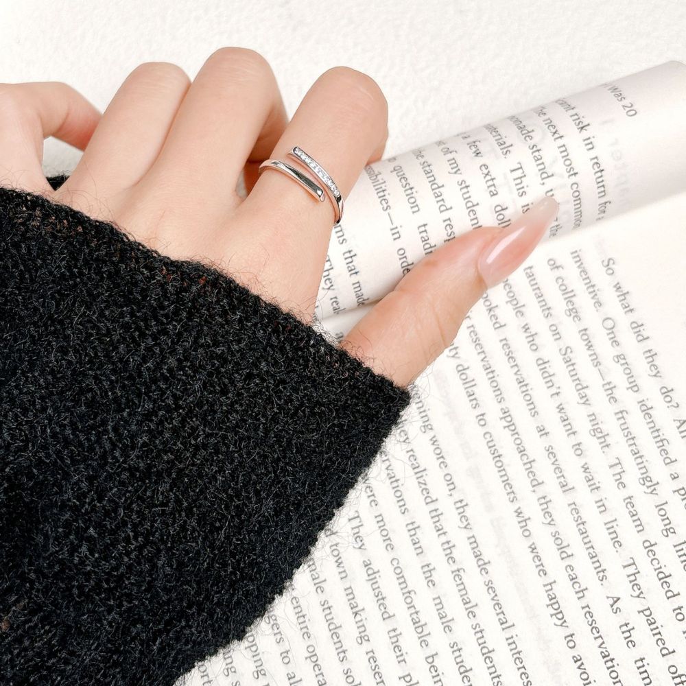 MYK2876-Adjustable open ring, elegant and sophisticated index finger ring