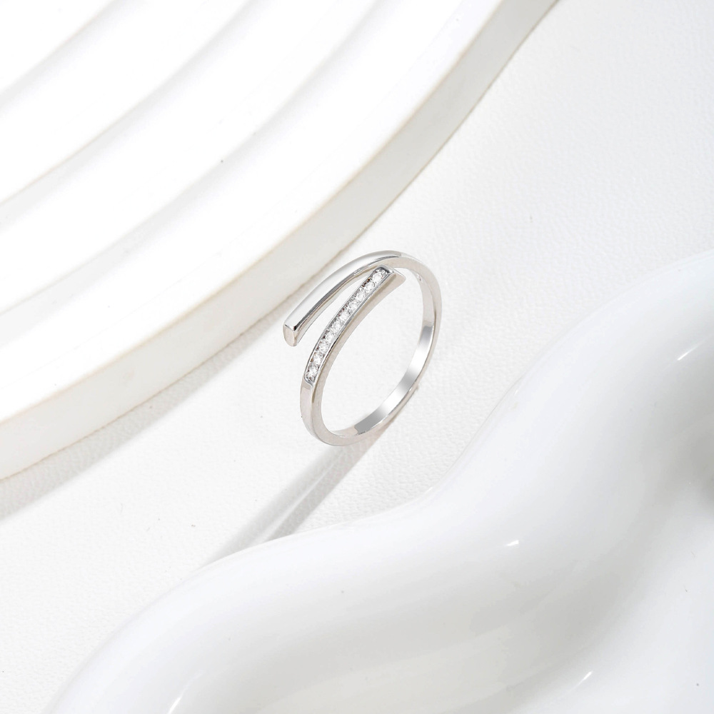 MYK2876-Adjustable open ring, elegant and sophisticated index finger ring