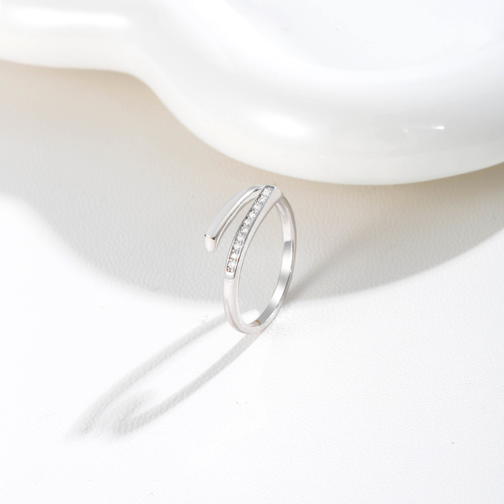 MYK2876-Adjustable open ring, elegant and sophisticated index finger ring
