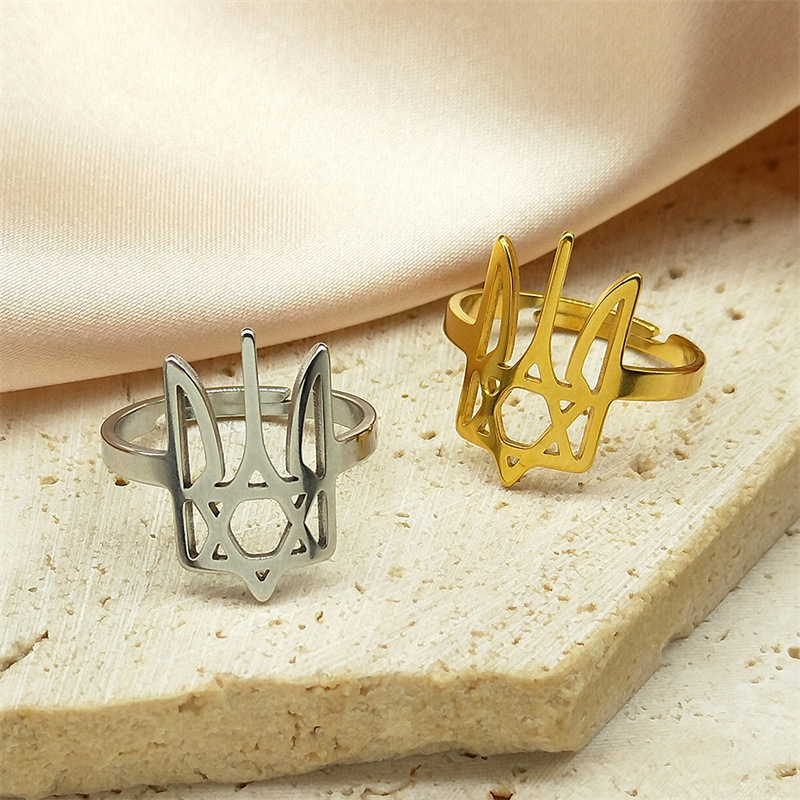 MYK3018-Stylish and unique Ukrainian rings