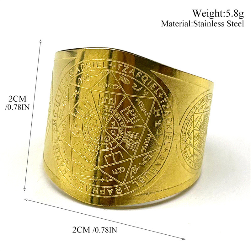 MYK3040-Seven-pointed star stainless steel men's ring, a trendy ring accessory.