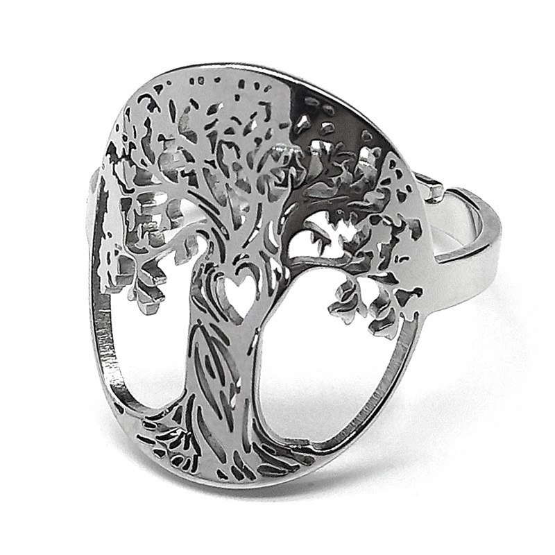 MYK3073-Stainless Steel Tree of Life Ring
