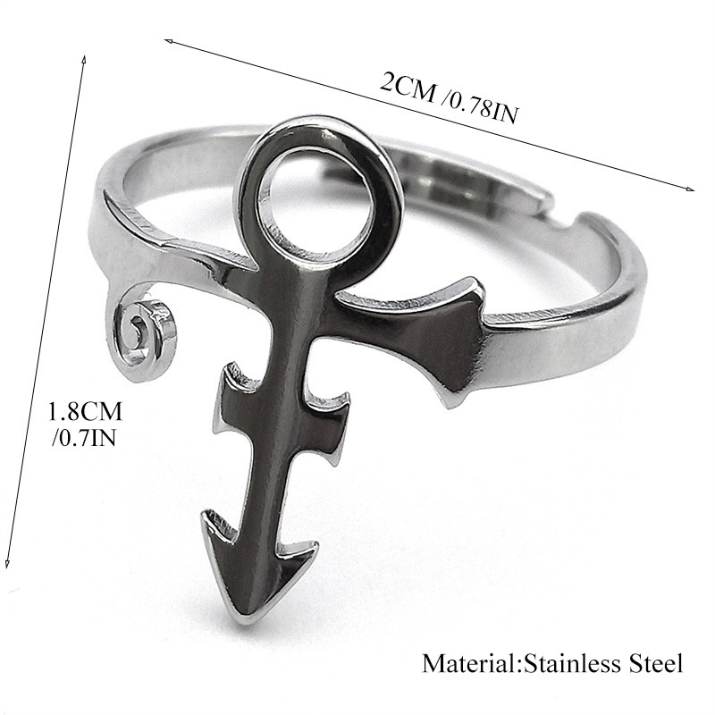 MYK3100-RIP Commemorative Stainless Steel Ring