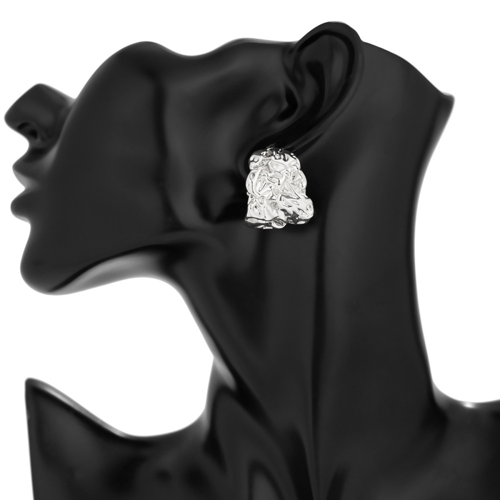 Unique Lava-Patterned Alloy Earrings