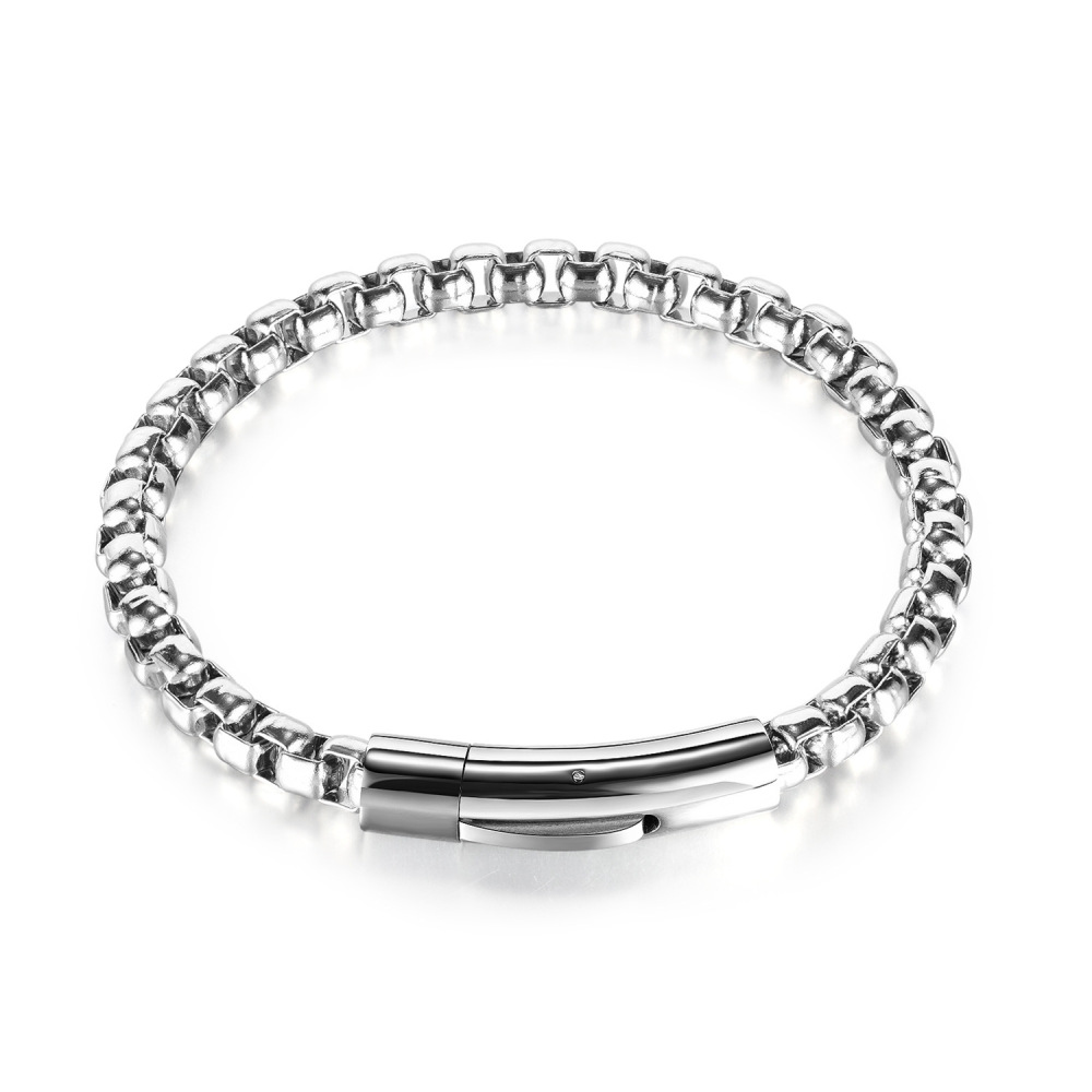 MYK3341-Hip-hop style stainless steel trendy men's street bracelet