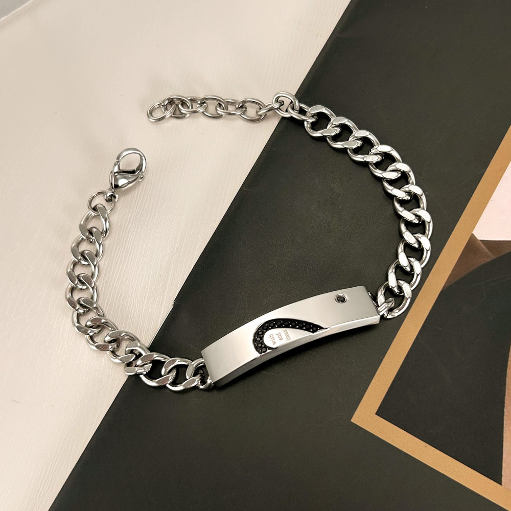 MYK3427-Stainless steel classic puzzle heart couple bracelet