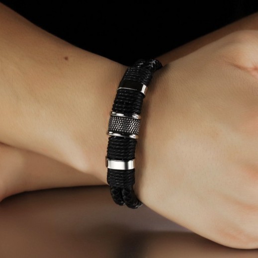 MYK3391-Trendy and unique hip-hop leather bracelet